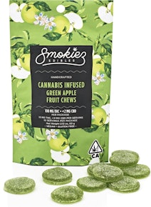 Green Apple CBG 1:1| Fruit Chews |  Smokiez 