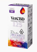 VetCBD Tincture 1oz - 125mg : 6.25mg CBD/THC