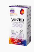 VetCBD Tincture 2 oz - 500mg : 25mg CBD/THC