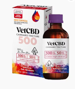 VetCBD Tincture 2 oz - 500mg : 50mg CBD/THC