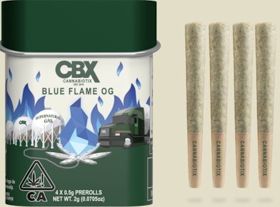 Blue Flame OG | 4 Pack Pre-Roll | CBX