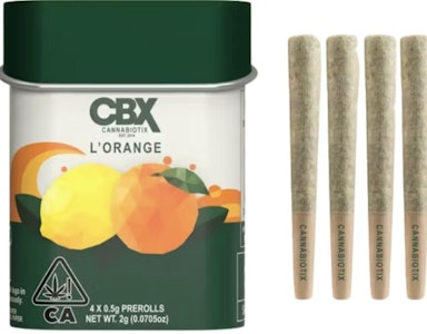 CBX - L'Orange | 4 Pack Pre-Roll | CBX