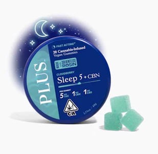 PLUS Gummies - PLUS Gummies - Sleep - Cloudberry 5:1:1 (THC/CBN/CBD)
