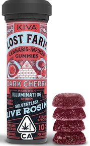 Dark Cherry Illuminati OG | Live Rosin Gummies | Lost Farm