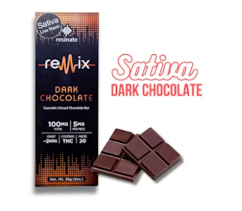 Resinate - Remix Dark Chocolate Peppermint Bar - 100mg - Resinate