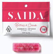 Saida - Berries and Cream - 100mg Gummy Bar