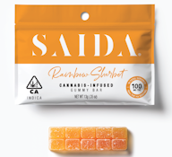 Saida - Rainbow Sherbet - 100mg Gummy Bar