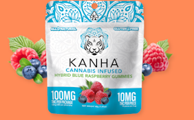 KANHA | Blue Raspberry | Hybrid | 100mg THC | 10-pack