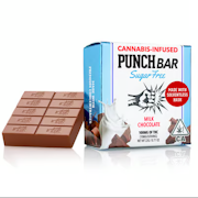Sugar Free Milk Chocolate | 100mg Solventless Chocolate |  Punch Bar