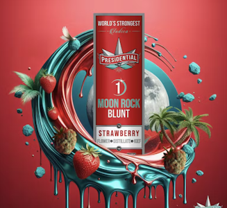 PRESIDENTIAL - Presidential X Platinum Vape - Strawberry 1.5G Moon Rock Blunt