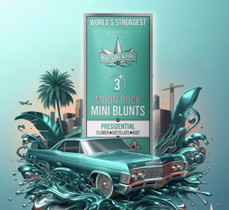 PRESIDENTIAL - Presidential x Platinum Vape - 0.7G Presidential Mini Blunts (3 Pack)