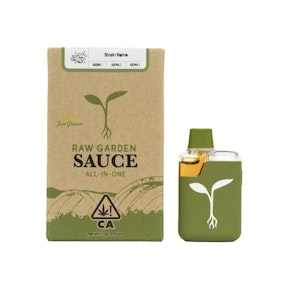 Raw Garden - Carbon Fiber | AIO Sauce 1g | Raw Garden