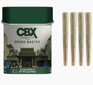 Grand Master | 4 Pack Pre-Roll | CBX
