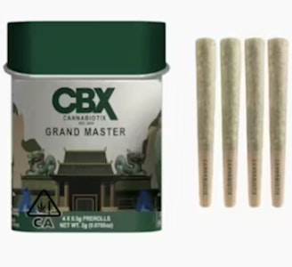 CBX - Grand Master | 4 Pack Pre-Roll | CBX