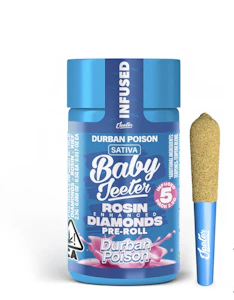 Jeeter - Durban Poison | Infused Baby Jeeters 5-Pack | Jeeter