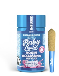 JEETER - Durban Poison | Infused Baby Jeeters 5-Pack | Jeeter