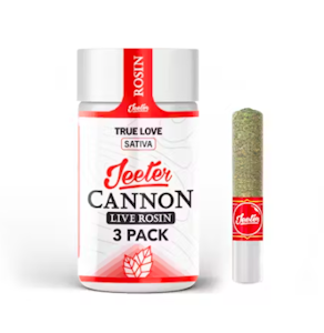 Jeeter - True Love (S) | 3pc Rosin Prerolls | Jeeter Cannons
