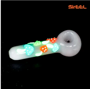 5" SirEEL Glow In The Dark Shroomy Spoon Pipe