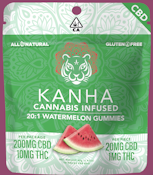 KANHA - FX - 20:1 CBD:THC Watermelon 210mg (10 Units x 20mg CBD : 1mg THC) Gummy