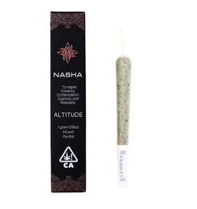 NASHA - Clementine x Moroccan Peaches | Altitude | Hash Infused Preroll | Nasha