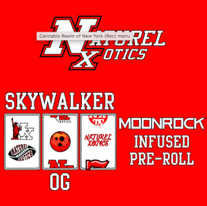 Naturel Xotics - Naturel Xotics - Skywalker OG - Moonrock Infused - 1g Preroll