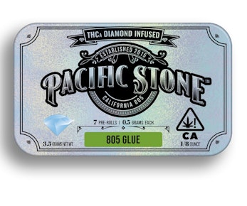 805 Glue | 7 Pack Diamond Infused Pre-Roll | Pacific Stone
