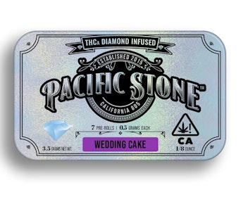 Wedding Cake | 7 Pack Diamond Infused Pre-Roll | Pacific Stone