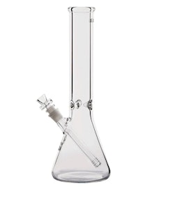 10" Ice Catcher Beaker Glass Water Pipe