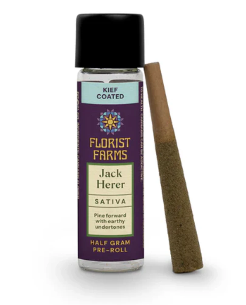 Florist Farms - Florist Farms - Kief Coated - Jack Herer - .5g Preroll Main Image