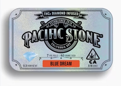 Blue Dream | 7 Pack Diamond Infused Pre-Roll | Pacific Stone 