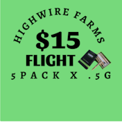  Highwire Flight Budtenders Choice Prerolls 2.5g