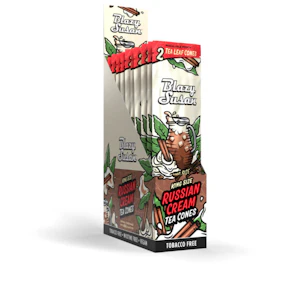 Blazy Susan Russian Cream Tea Leaf Cones 2pk