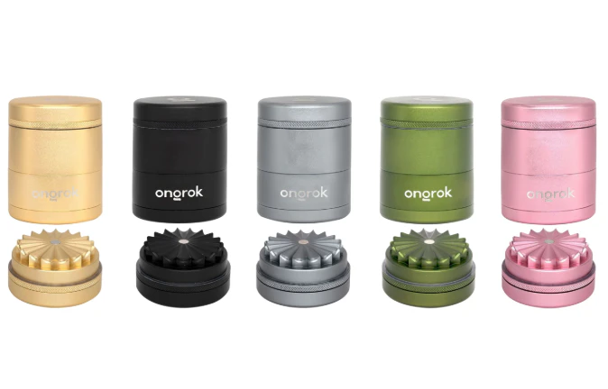 ONGROK - 5pc Toothless Grinder (Assorted Colors) - OnGrok Main Image