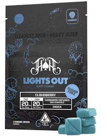 Sugar Free Lights Out | Cloudberry Gummies | Heavy Hitters