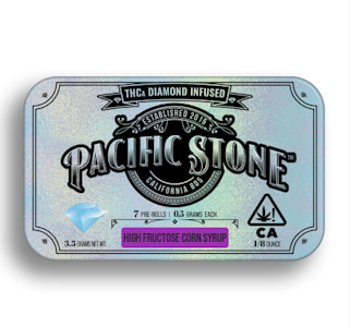 PACIFIC STONE - 7pk - Diamond Infused - High Fructose Corn Syrup - 3.5g (I) - Pacific Stone