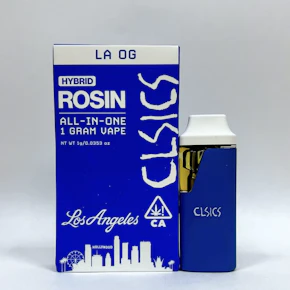 LA OG | Live Rosin AIO Vape 1g | CLSICS