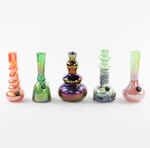Soft Glass Water Pipe 8"