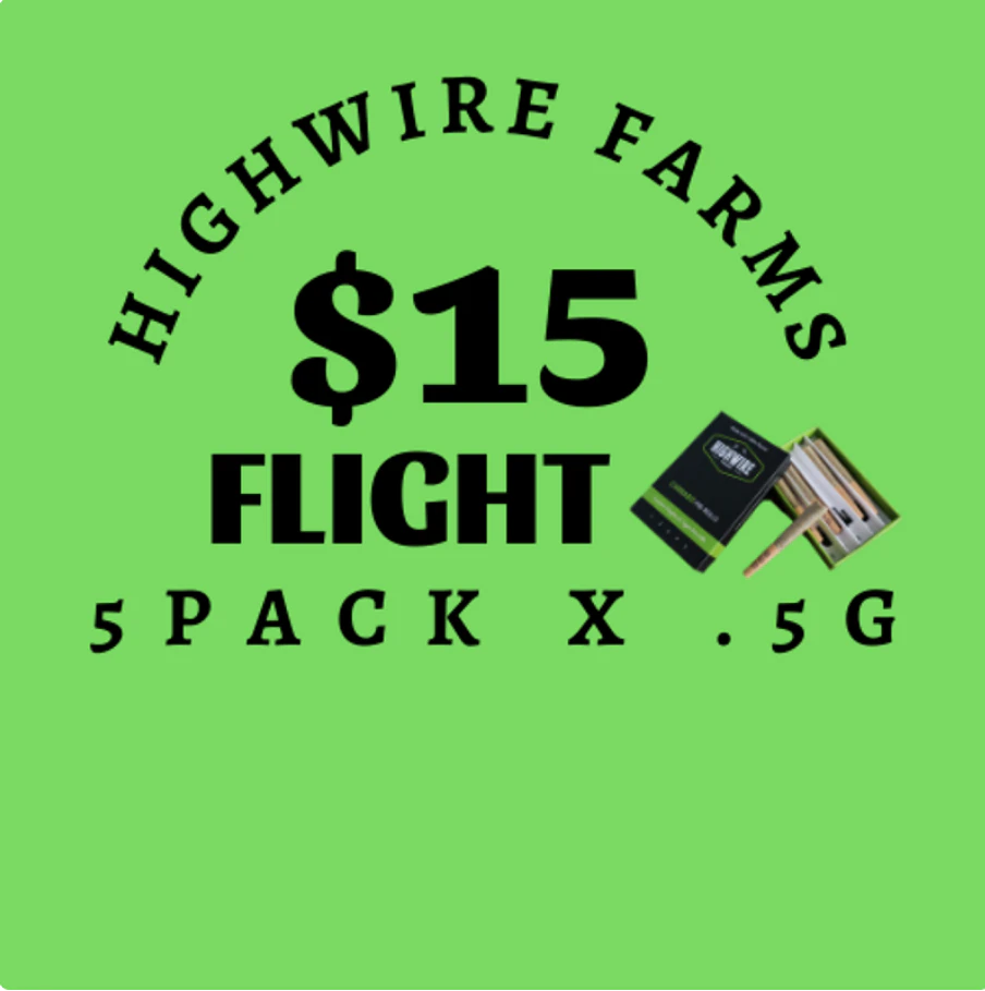 Highwire Farms, LLC. - Highwire Farms Budtender's Choice Flights 2.5g (07/12/26) Main Image