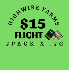 Highwire Farms Budtender's Choice Flights 2.5g (06/28/26)