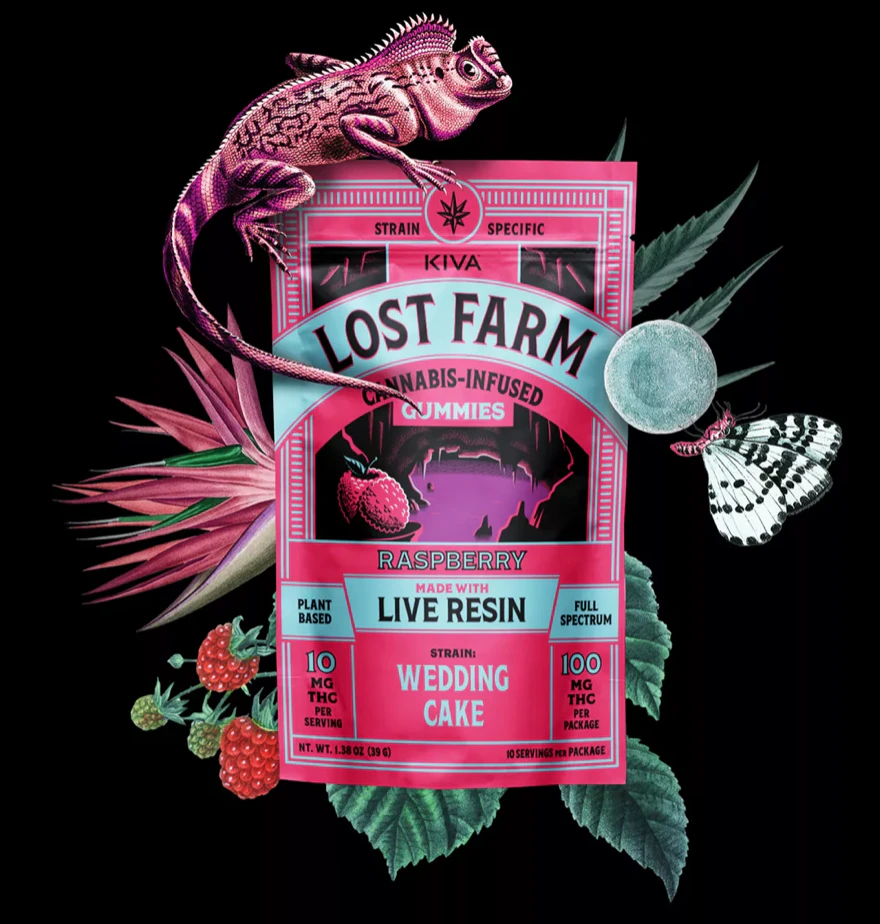 Lost Farm - Lost Farms | Raspberry x Wedding Cake | Live Resin | 100mg Main Image
