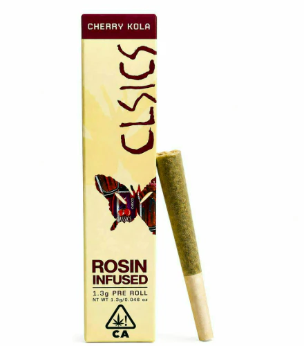 CLSICS Rosin & Rosin Infused Pre Rolls - Clsics | Cherry Kola | Hybrid 1.3g Rosin Infused Pre - Rolls Main Image