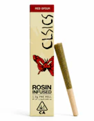Clsics | Red Opium | Indica 1.3g Rosin Infused Pre-Roll