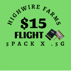 Highwire Farms Budtender's Choice Flights 2.5g (9/11/26)