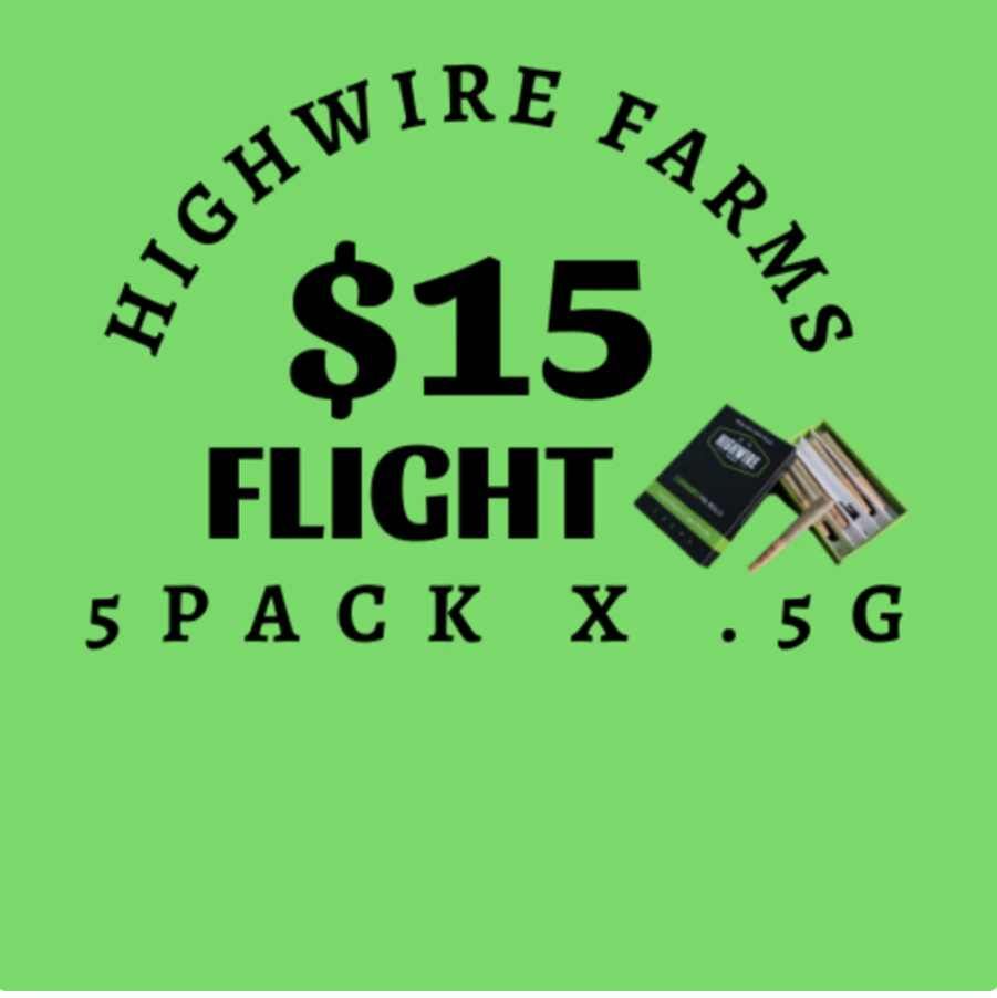 Highwire Farms, LLC. - Highwire Farms Budtender's Choice Flights 2.5g (9/11/26) Main Image