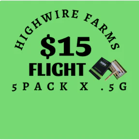 Highwire Flight Budtenders Choice Prerolls 2.5g (10/06/26)