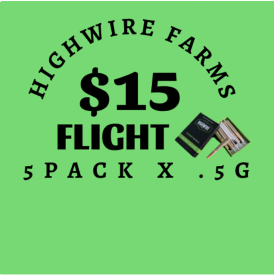 Highwire Farms, LLC. - Highwire Flight Budtenders Choice Prerolls 2.5g       Main Image