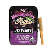 Blackberry Kush - Jefferey Infused Joint .65g 5 Pack - West Coast Cure