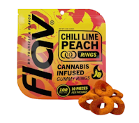 Chili Lime Peach - Gummy Rings - 100mg - Flav