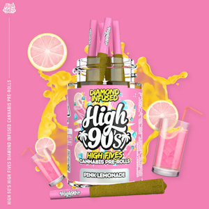High 90's - H90's - Pink Lemonade - 5pk Infused Prerolls