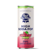 Pabst BR Watermelon Melon 25mg Infused High Soda Single Can